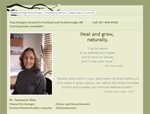 Tablet Screenshot of outdoortherapist.com